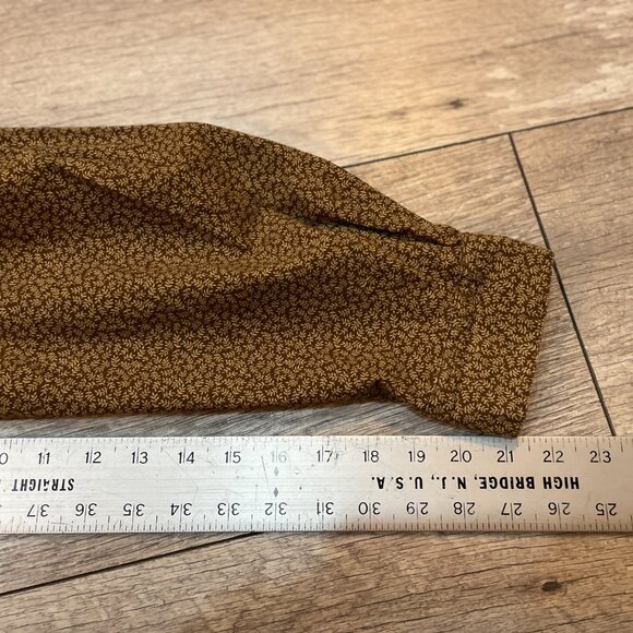 VTG Frontier Classics Pattern Band Collar Shirt Adult XL - Picture 4 of 5